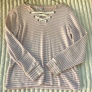 White and pink kids sweater Size XL